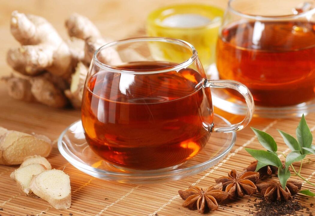 Herbal teas in the diet help you lose excess weight